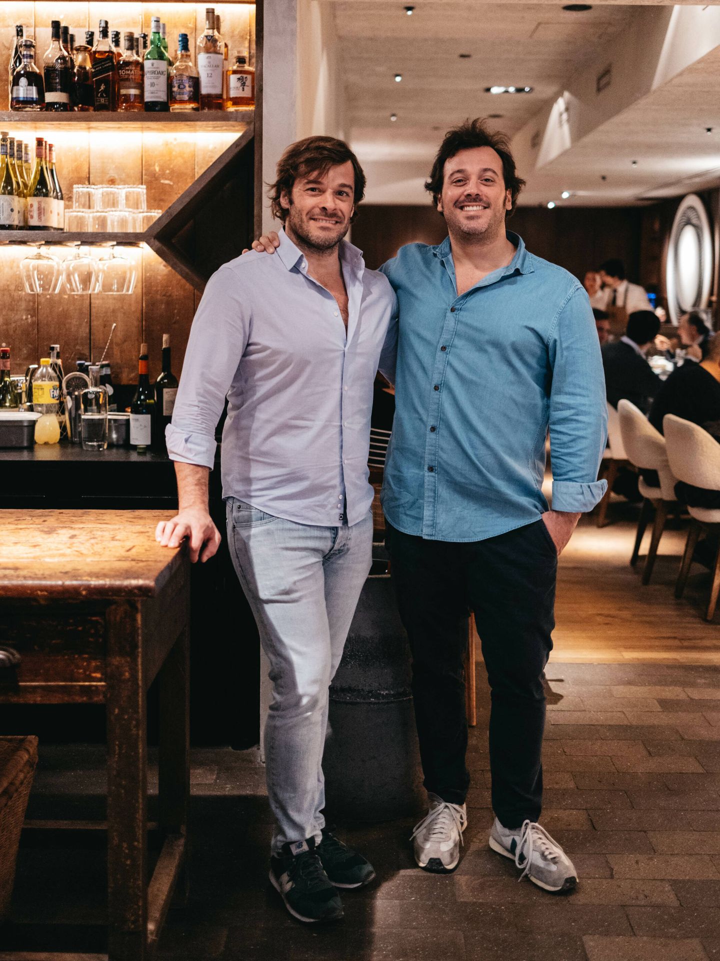 Los hermanos Narváiz, que dieron forma al restaurante Lana de Madrid. (Cedida)