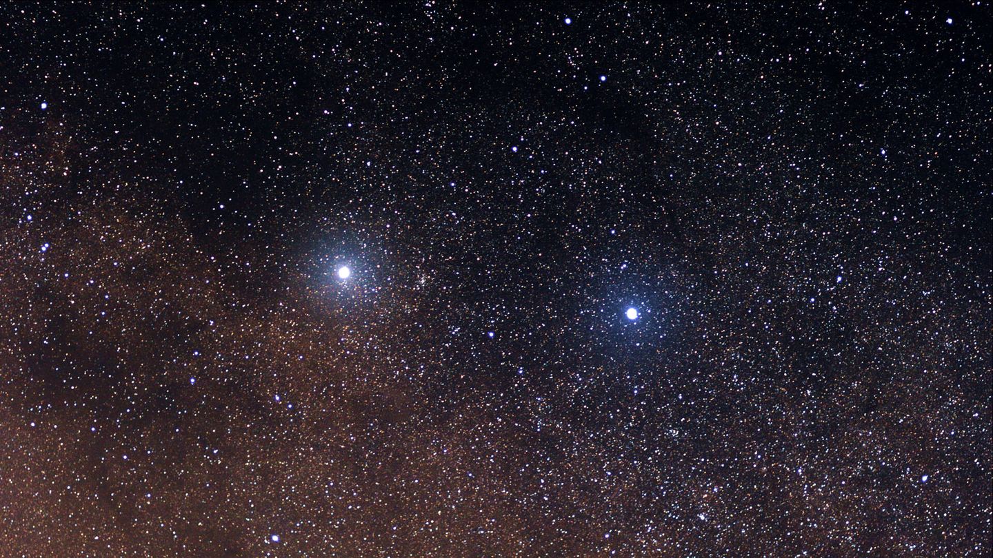 El sistema Alfa Centauri, a cuatro años luz de distancia de la Tierra. (NASA)