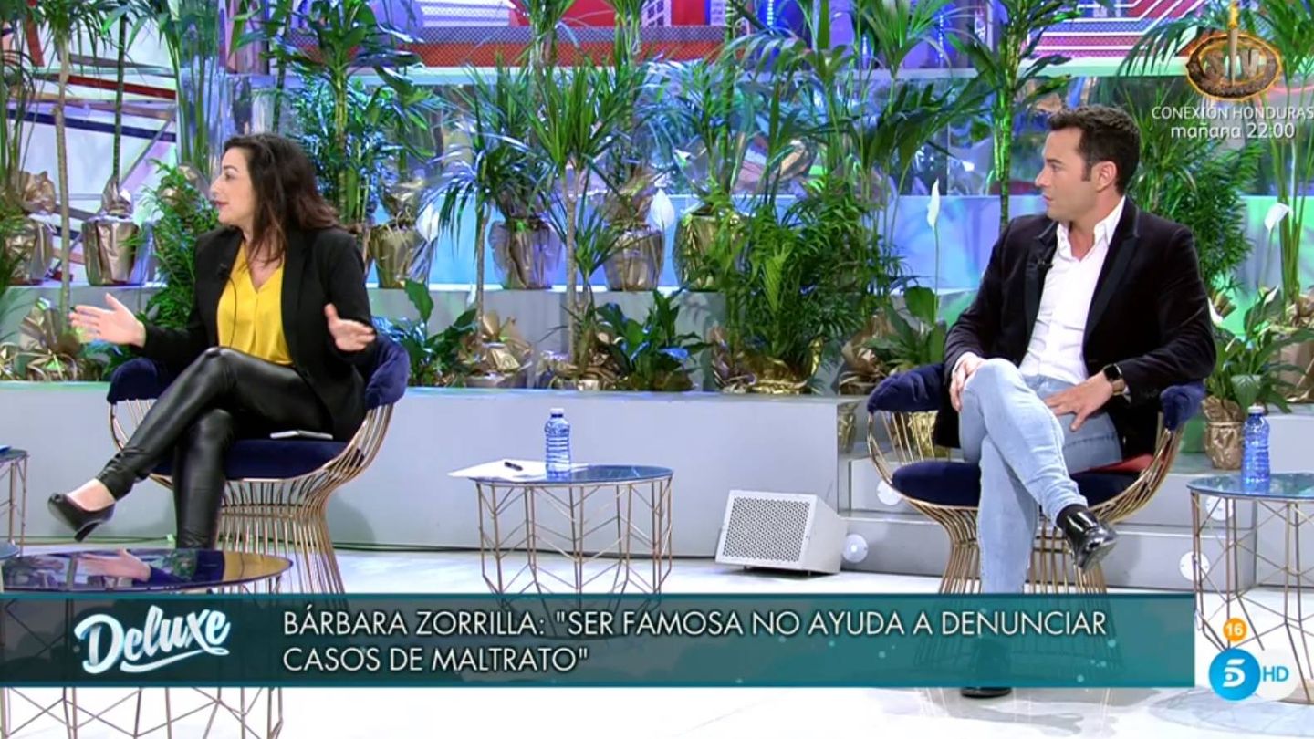 Zorrilla y Rossi, en 'Sábado Deluxe'. (Telecinco).