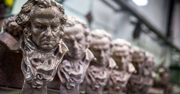 Foto: Estatuillas que se entregan en los premios Goya. (EFE)