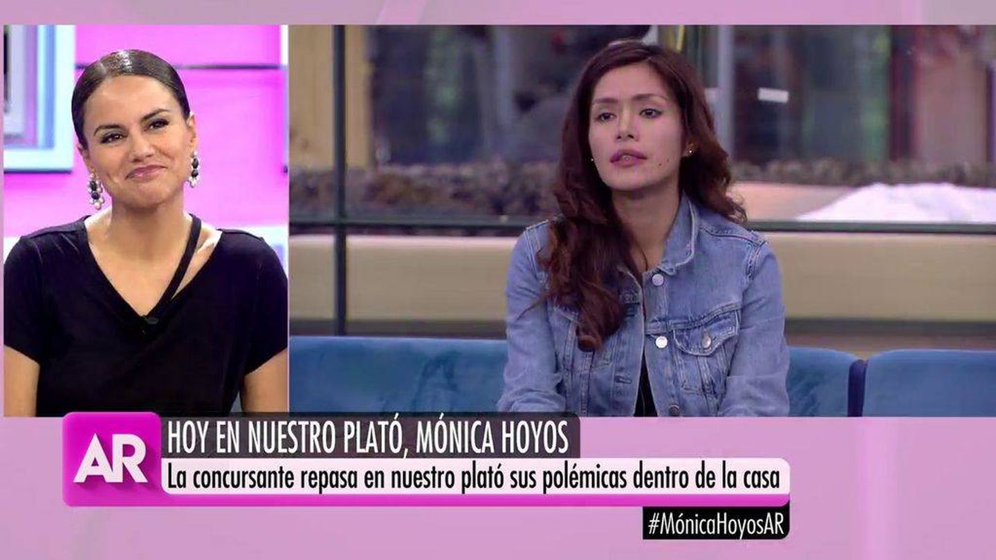Mónica Hoyos responde sobre Miriam en 'El programa de AR'. (Telecinco)