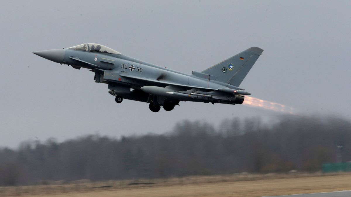 Así es el Eurofighter estrellado en Albacete: un cazabombardero polémico