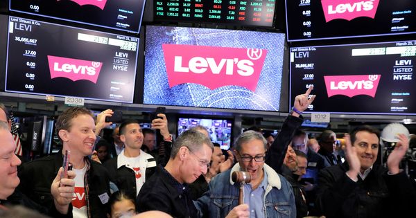 Foto: La salida a bolsa de Levi Strauss este jueves. (Reuters)