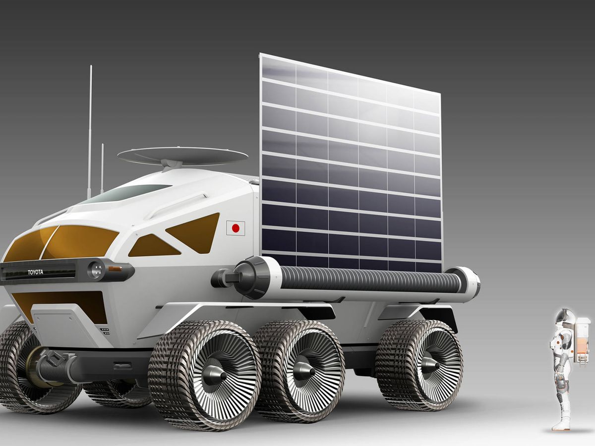 Foto: Este es el Toyota Lunar Cruiser, un todoterreno de hidrógeno para explorar la superficie lunar.
