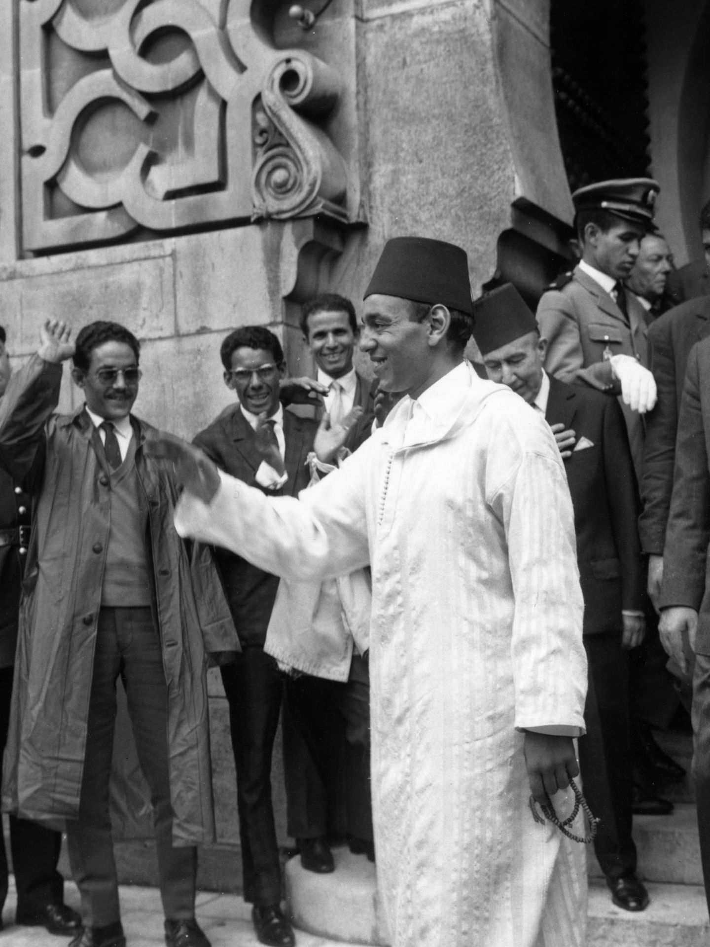 Hassan II, en París en 1963. (CP)