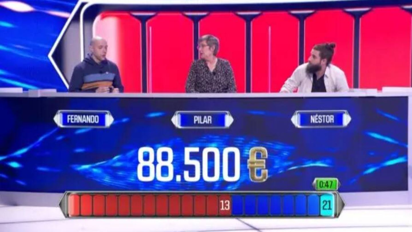 Fernando, Pilar y Néstor ganan 88.500 euros. (RTVE)