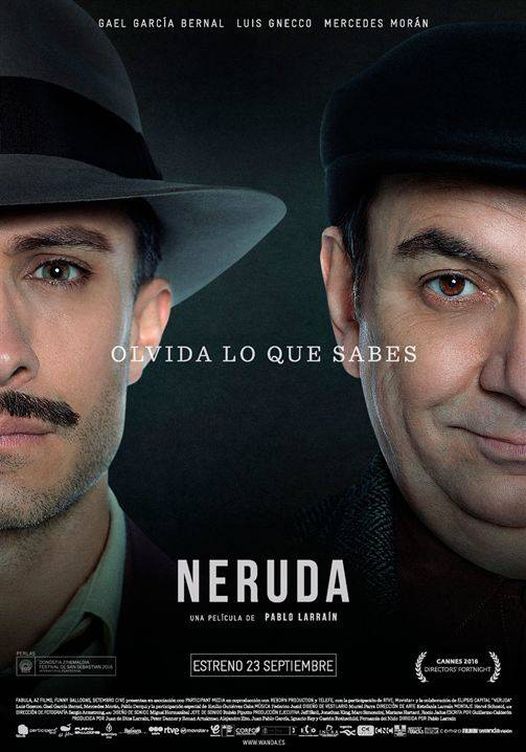 Cartel de 'Neruda'.