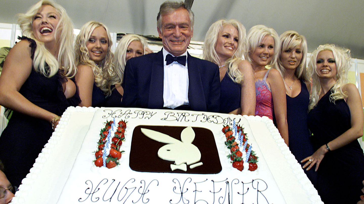 Hugh Hefner, en su 71 cumpleaños. (Reuters)