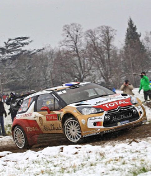 Foto: Loeb se mantiene al frente y Sordo escala a la tercera plaza en el Rally de Montecarlo