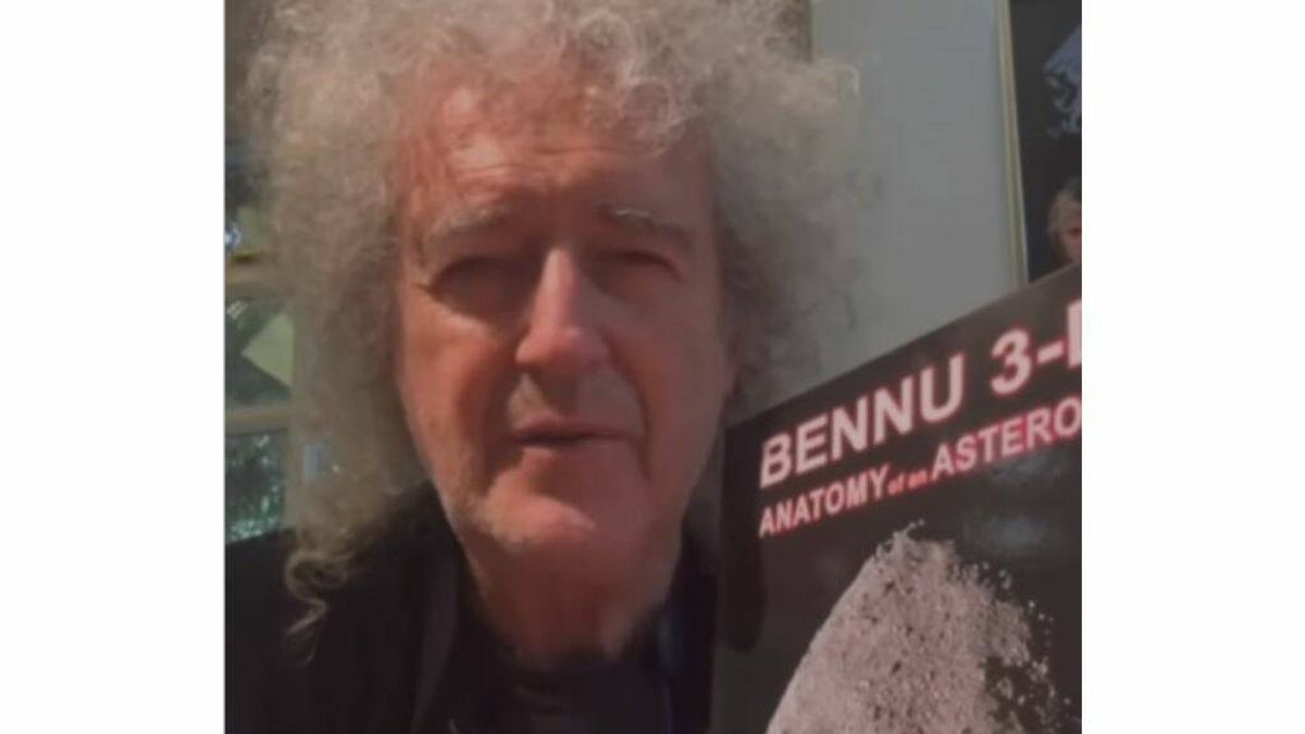 El crucial papel de Brian May para traer restos del asteroide Bennu a la Tierra