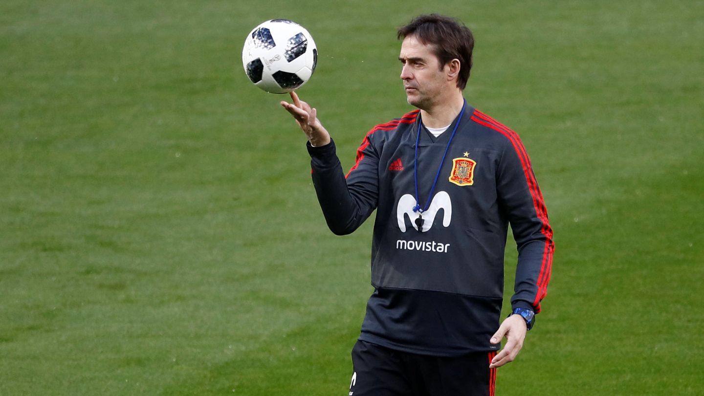 El seleccionador español, Julen Lopetegui. (Reuters)