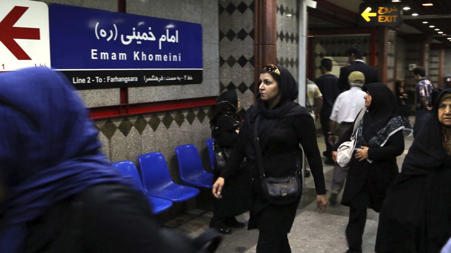 Una imagen del metro de Teherán, capital de Irán (Efe).