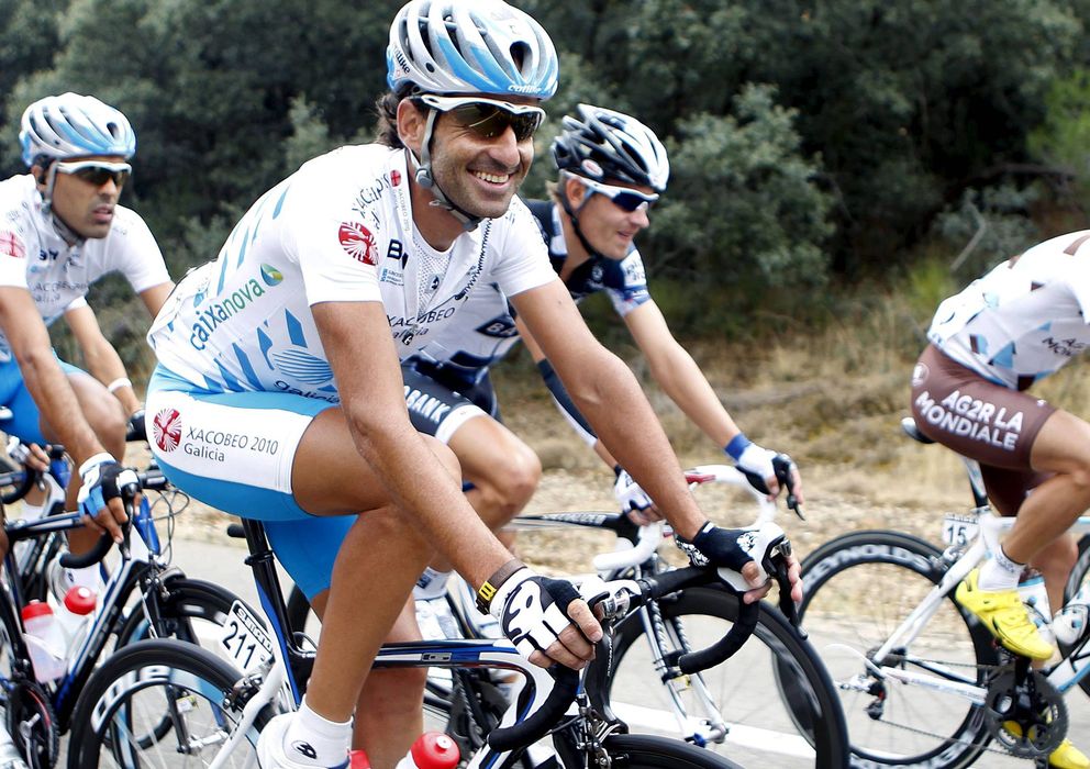 Foto: Ezequiel Mosquera durante la Vuelta a España de 2010 (Efe).