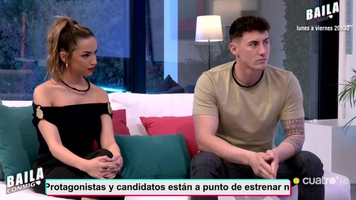 Lucía y Álvaro, los 'protagonistas' de 'Baila conmigo'. (Mediaset España)