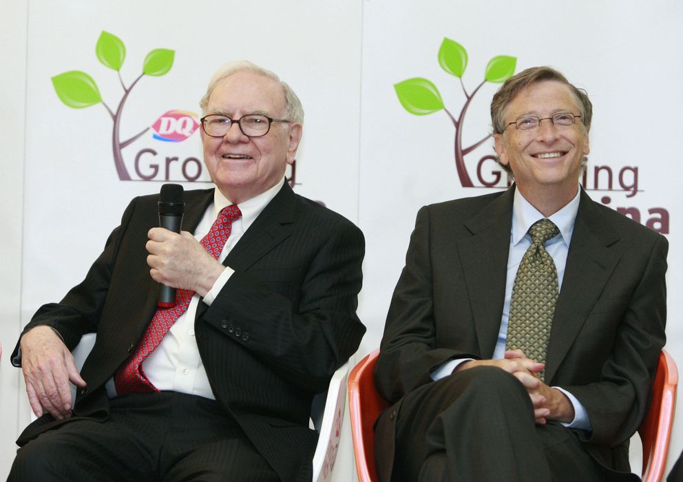 Foto: Warren Buffett y Bill Gates, dos de los hombres más ricos del mundo. (Corbis)