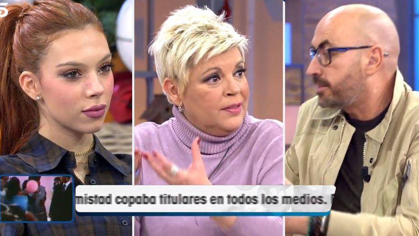 Alejandra Rubio, Terelu y Diego Arrabal, en 'Viva la vida'. (Mediaset)