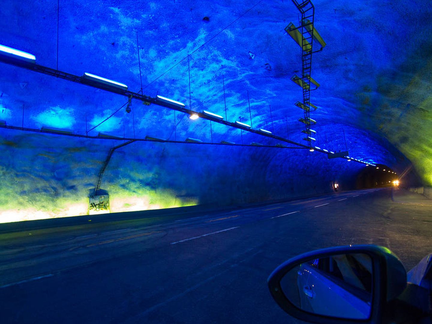 Túnel de Laerdal (Noruega). (Foto: Flickr)