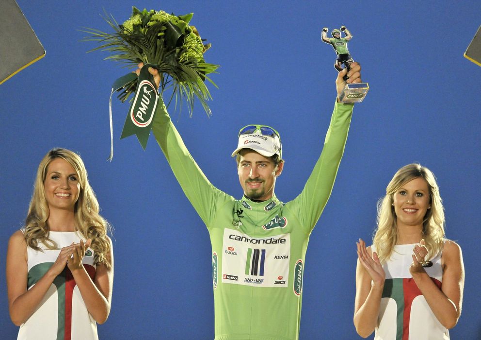 Foto: Peter Sagan, con el maillot verde durante el pasado Tour de Francia.