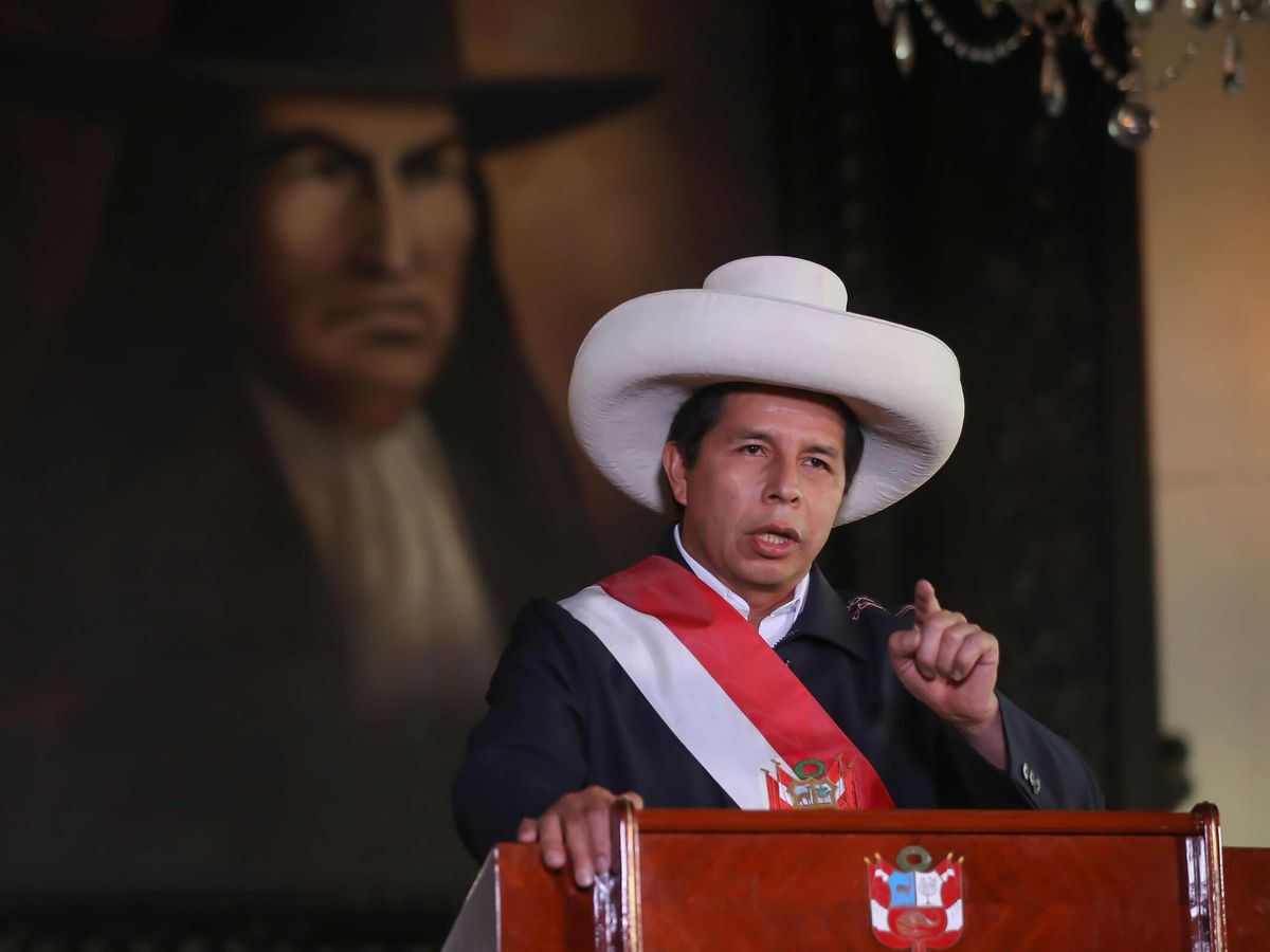 Foto: Pedro Castillo, presidente de Perú. (EFE)