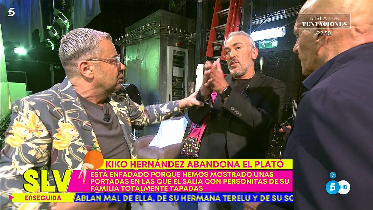 Kiko Hernández, en 'Sálvame'. (Telecinco)