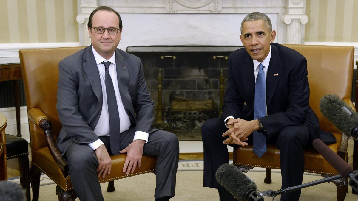Hollande, partidario de cerrar la frontera entre Siria y Turquía en su visita a Obama