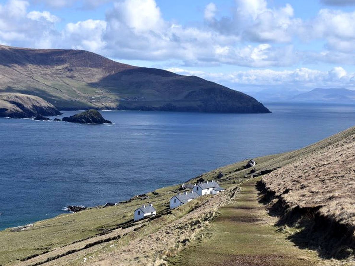 Foto: La isla de Great Blasket es un paraje único frente a la costa del suroeste de Irlanda (Foto: Twitter)