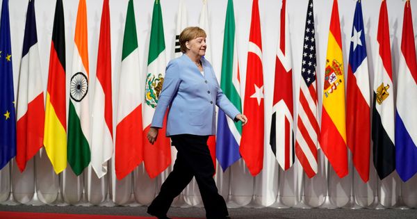 Foto: Angela Merkel en el g20 en Japón. (Reuters) 