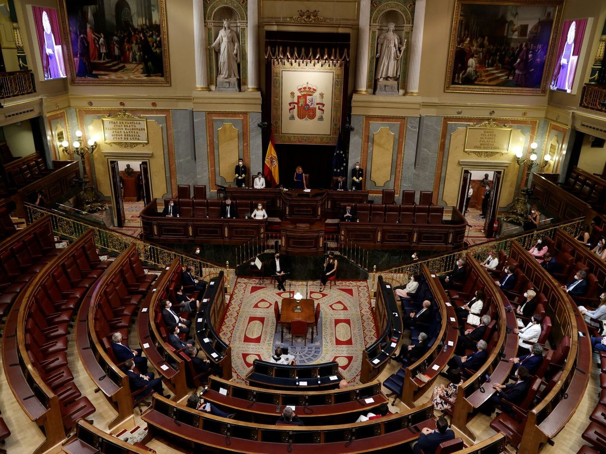 Foto: Vista general del Congreso de los Diputados. (EFE/Guillén)
