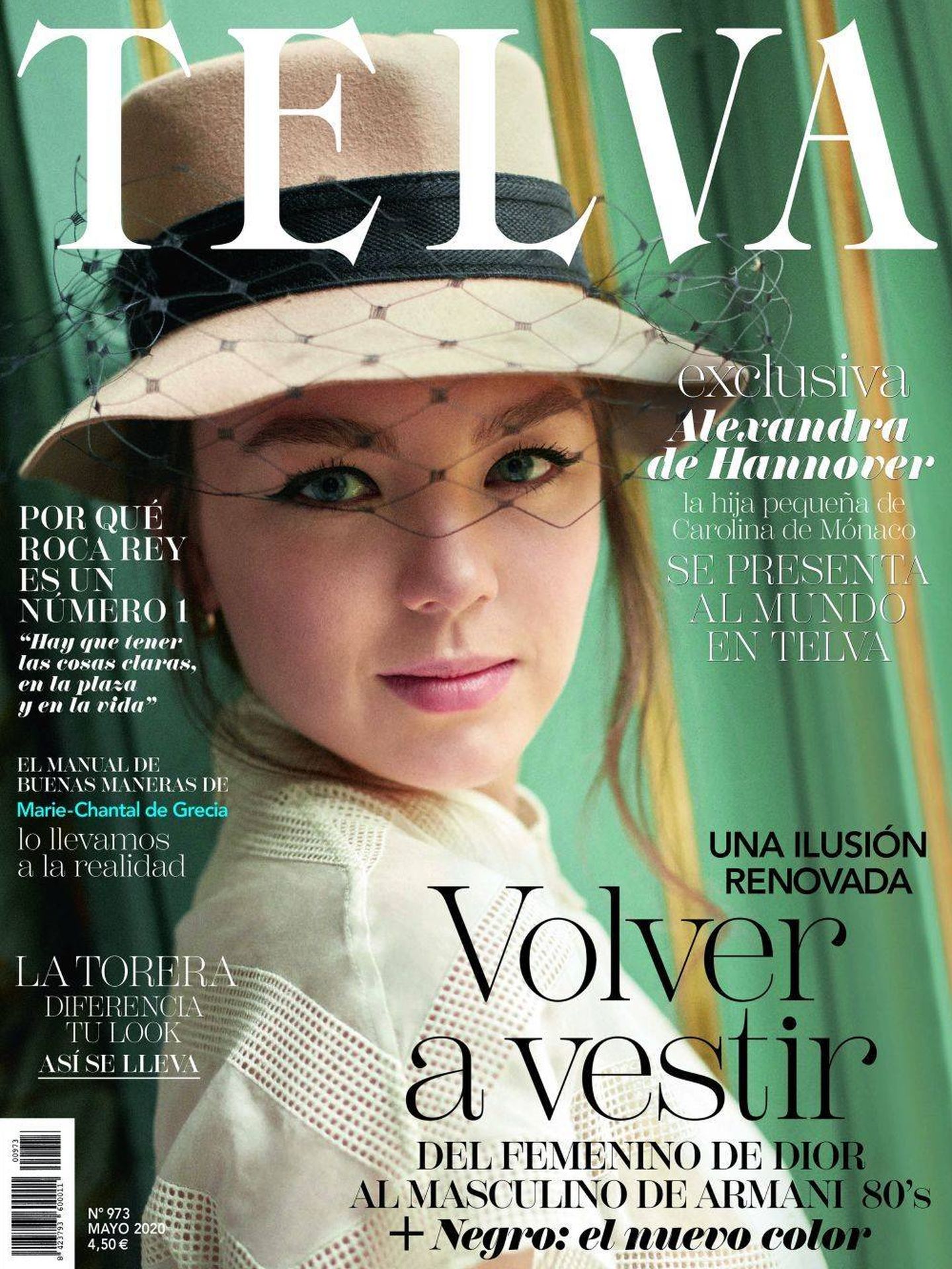 Alexandra de Hannover, en la portada de la nueva edición de 'Telva'. 