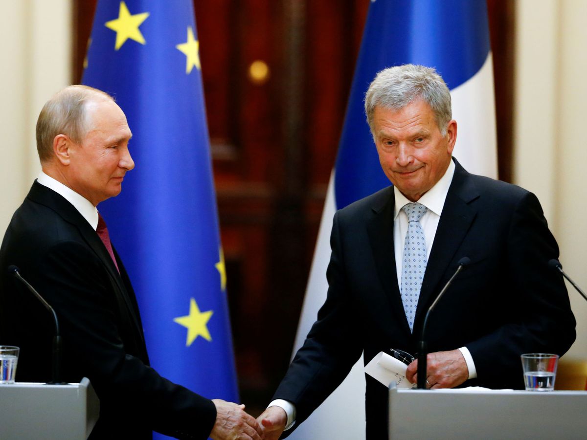 Foto: Putin y Niinisto durante una cumbre en 2019. (Reuters/Alexander Zemlianichenko)