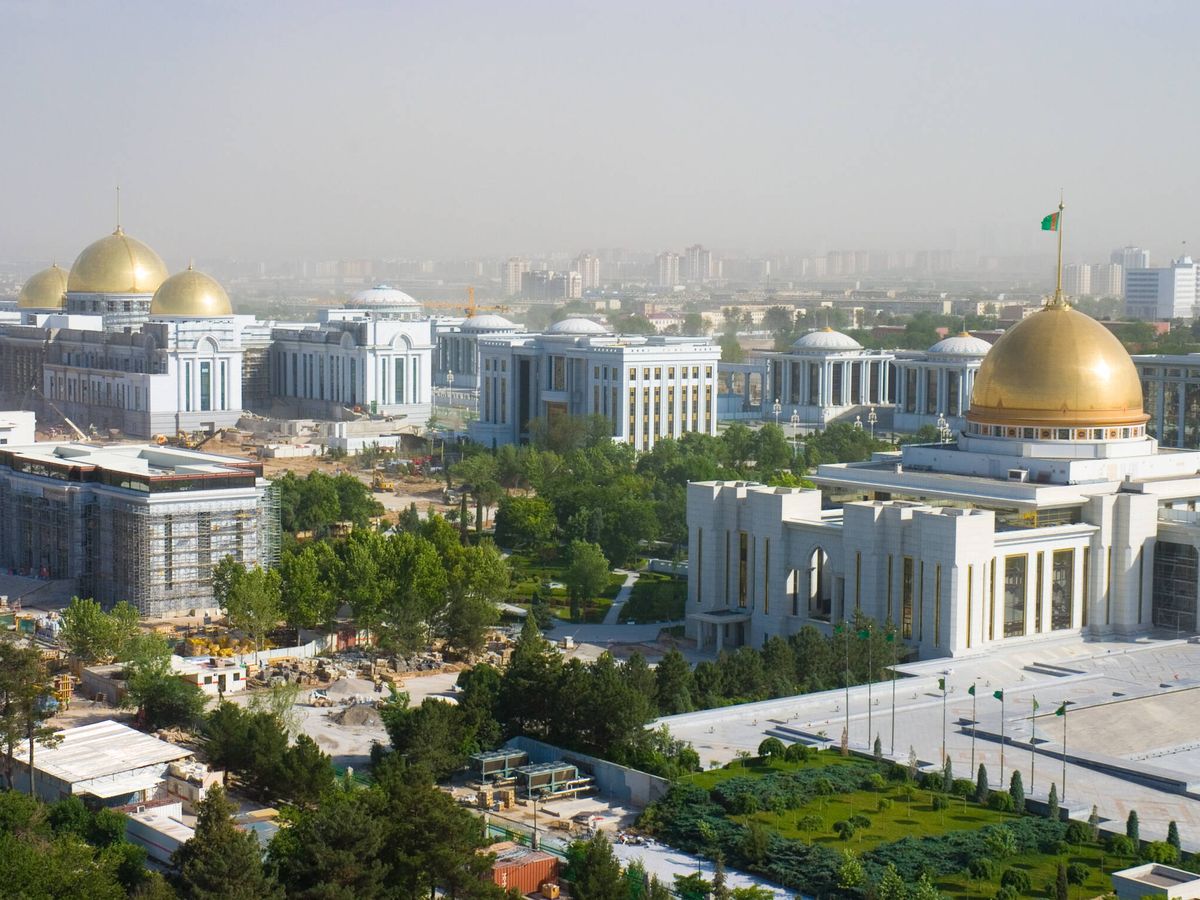 Foto: Así es Ashgabat, la capital de Turkmenistán. (iStock)