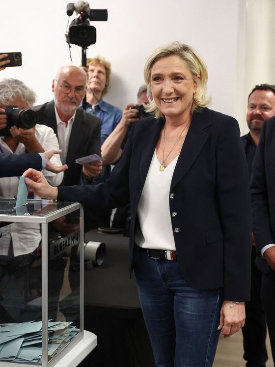 Marine Le Pen, líder de la ultraderecha en Francia. (REUTERS/Yves Herman)