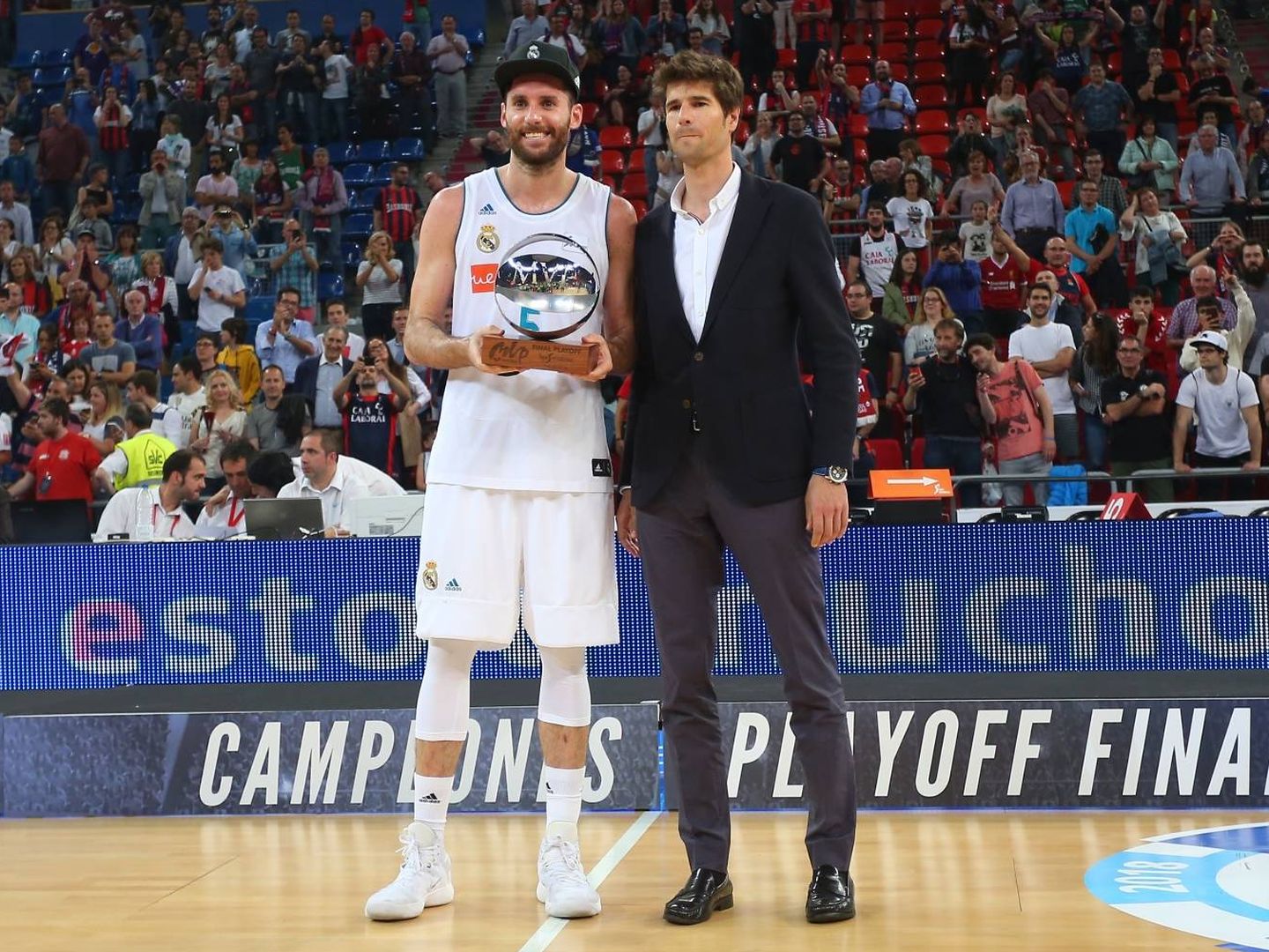 Rudy Fernández fue elegido 'MVP' de la final de la Liga Endesa. (ACB Photo/A. Arrizabalaga)