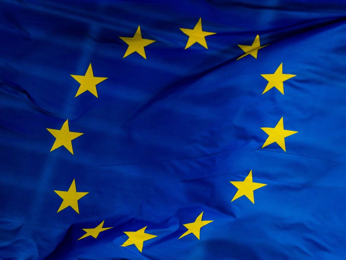 Foto: Bandera de la unión europea