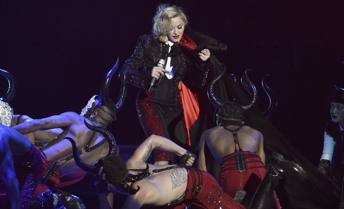 Madonna y olé. (Reuters)