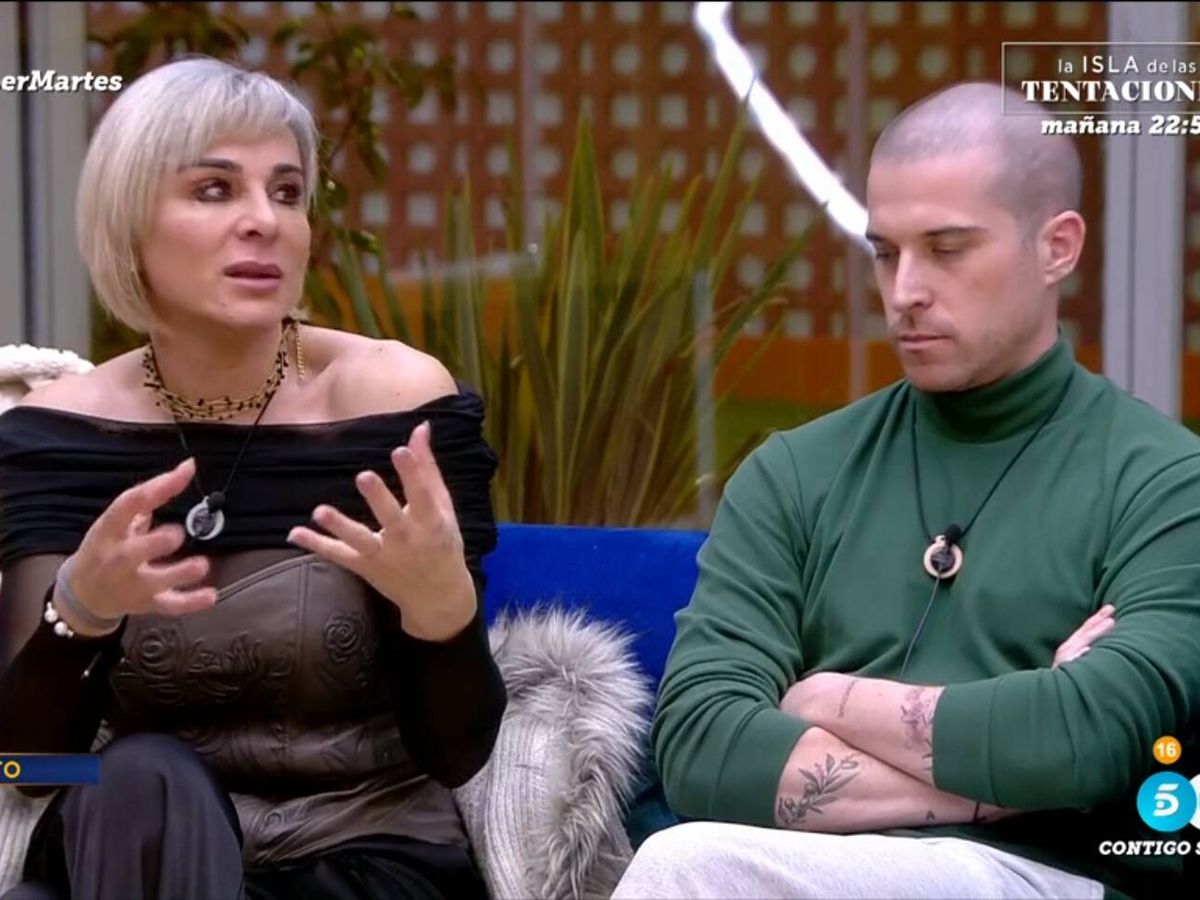 Foto: Ana María Aldón y Marc Florensa, en 'GH Dúo 2'. (Mediaset)