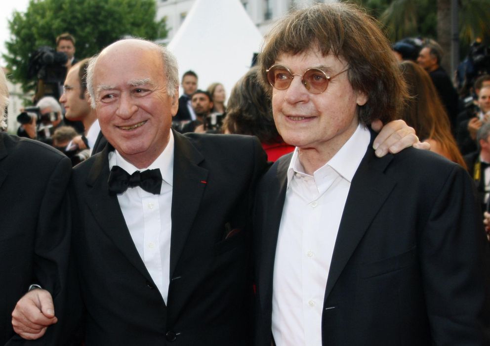 Foto: Los dibujantes franceses Georges Wolinski (a la izquierda) y Cabu (a la derecha), en Cannes, en 2008. Ambos asesinados esta mañana. (Reuters)