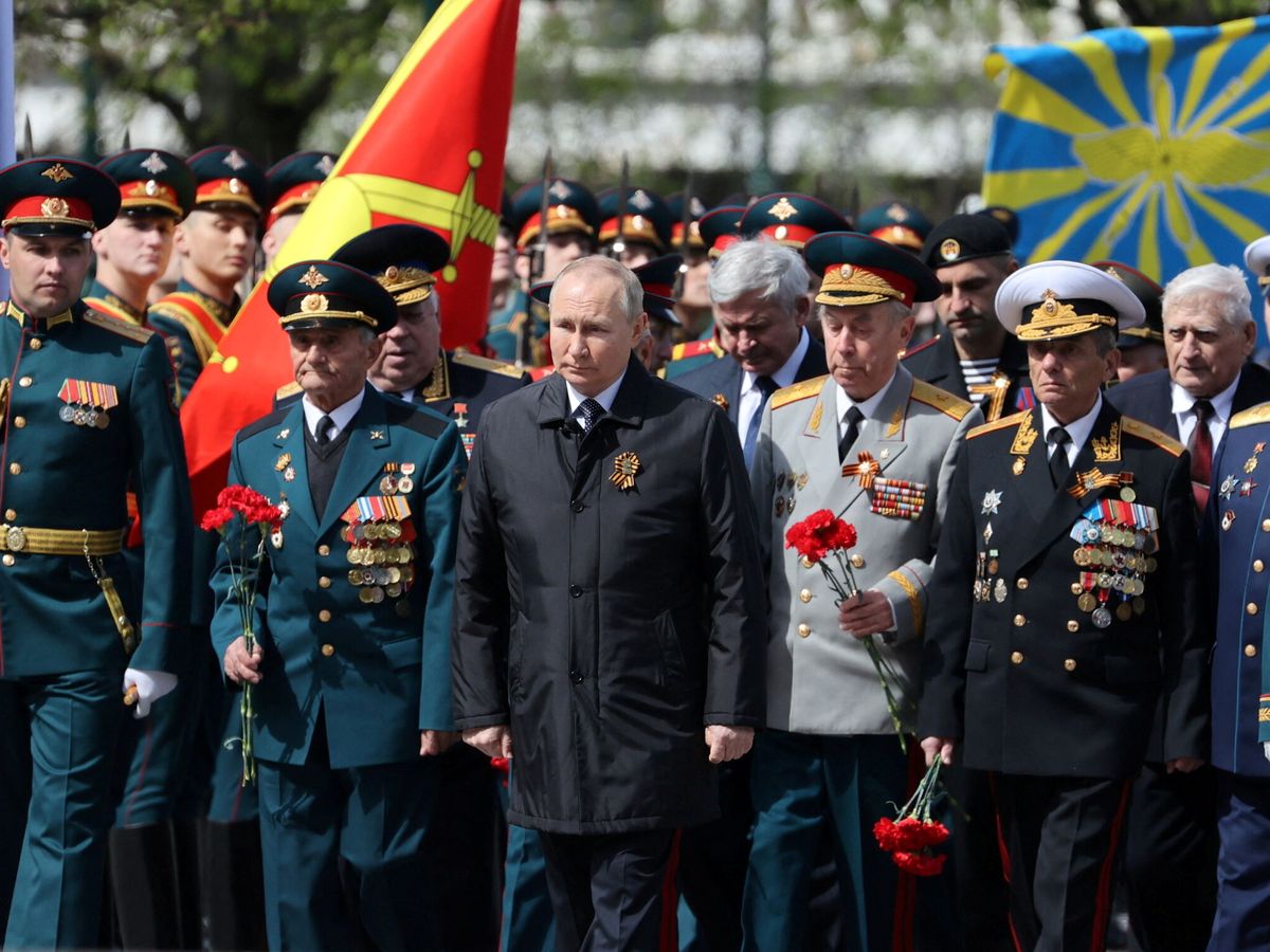 Foto: El presidente ruso, Vladimir Putin, durante el Día de la Victoria. (Reuters)