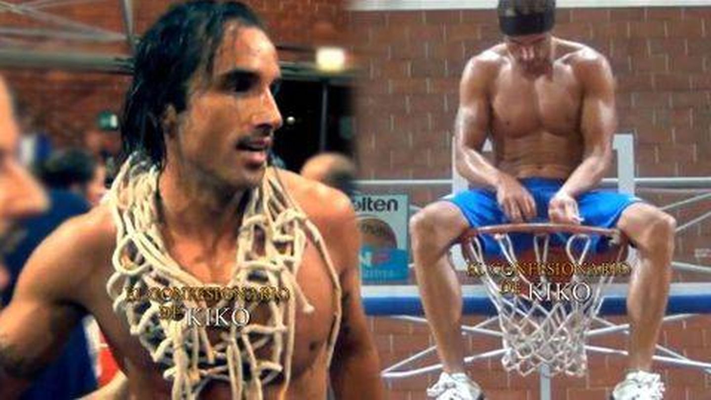 Hugo Sierra, en su etapa de jugador de baloncesto. (Telecinco)