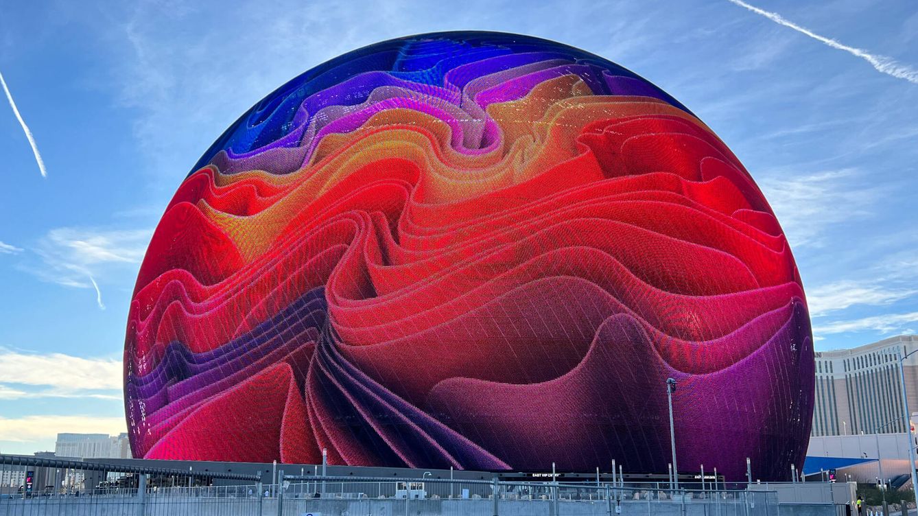 Foto: Sphere, en Las Vegas, es la mayor cúpula LED del mundo. (M. Á. M.)