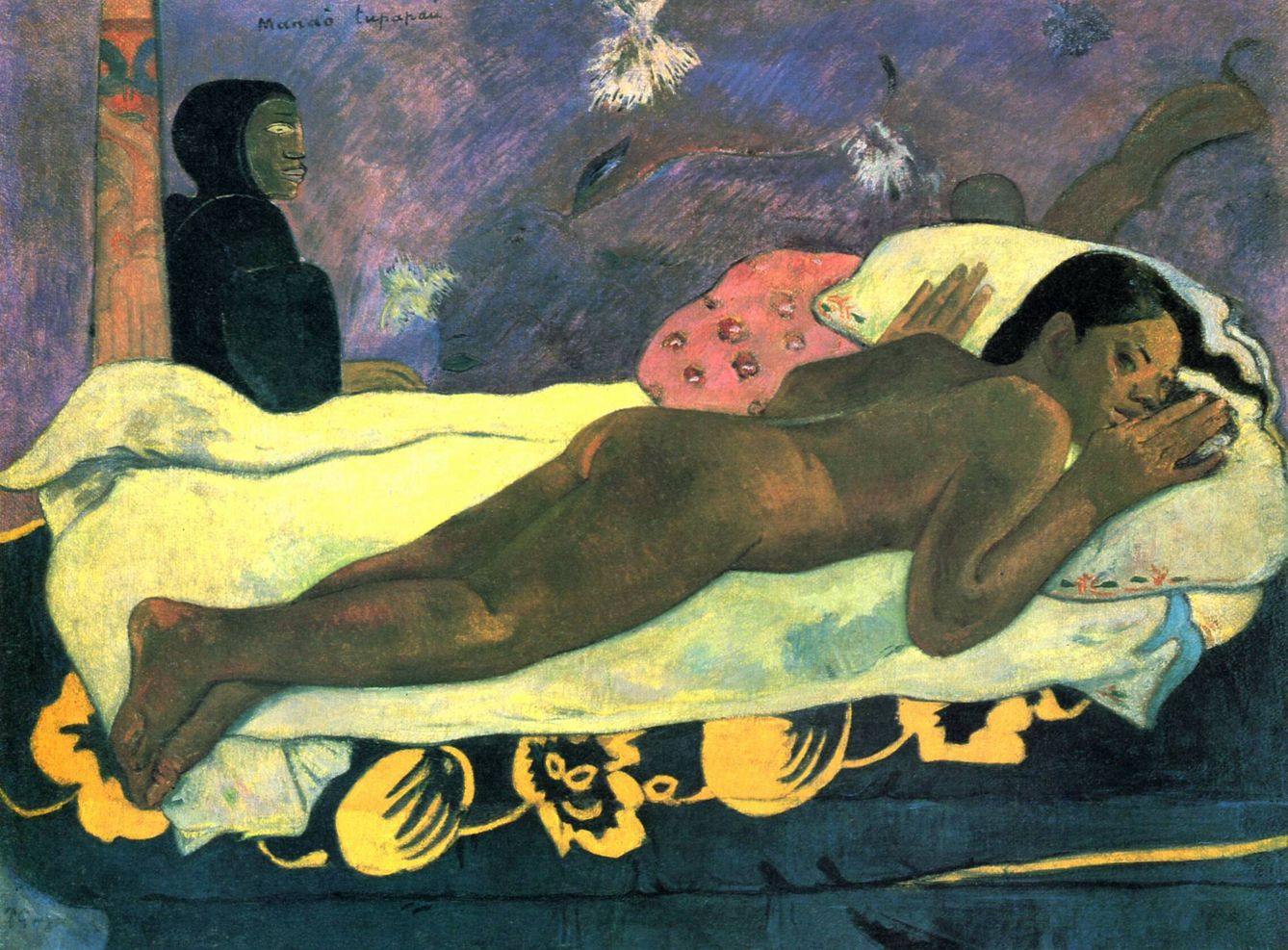 'El espíritu de los muertos vela'. Paul Gauguin. 1892. Albright-Knox Museum.