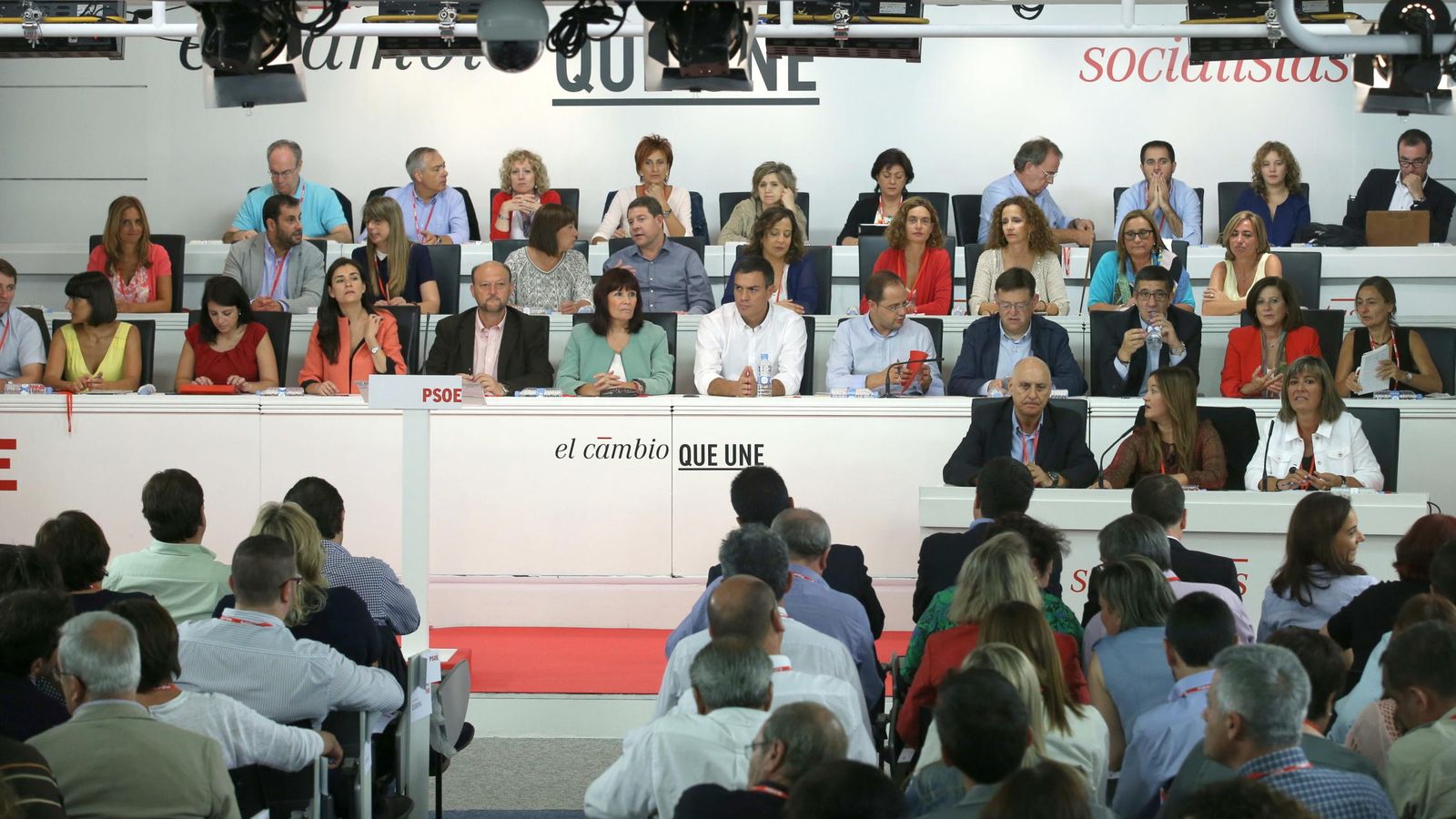 Foto: Reunión del Comité Federal del PSOE este 5 de septiembre, el primero del curso político. (EFE)