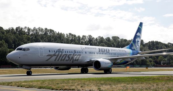Foto: Imagen de archivo de un avión de Alaska Airlines. (Reuters)