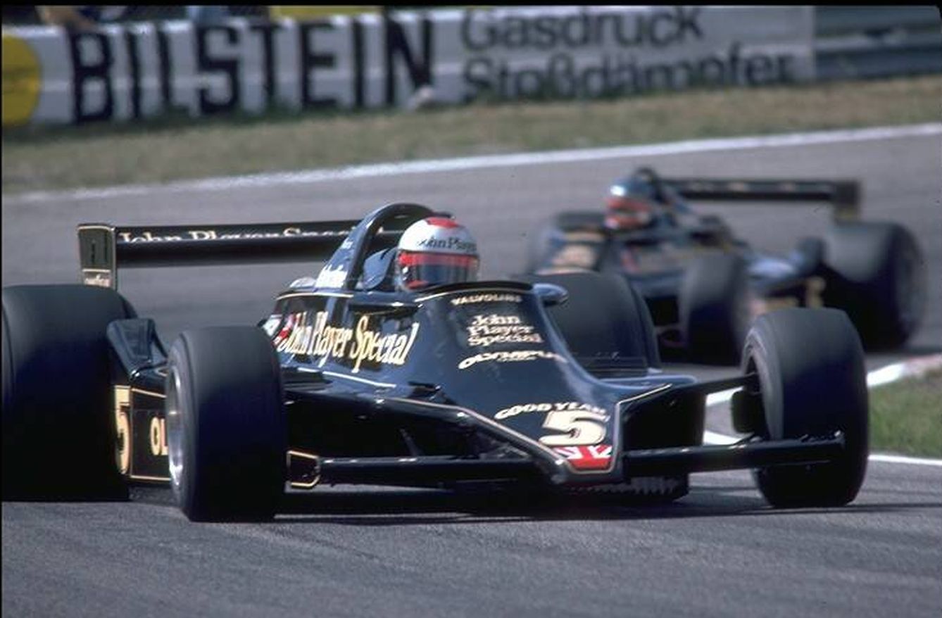 Los Lotus de Colin Chapman siempre fueron un prodigio de eficiencia. (Goodyear)