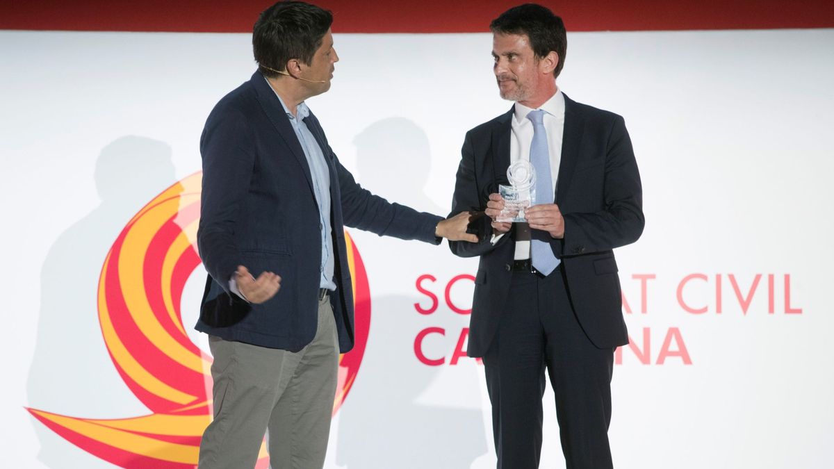 Valls coquetea con Barcelona en su primer discurso como líder político en España