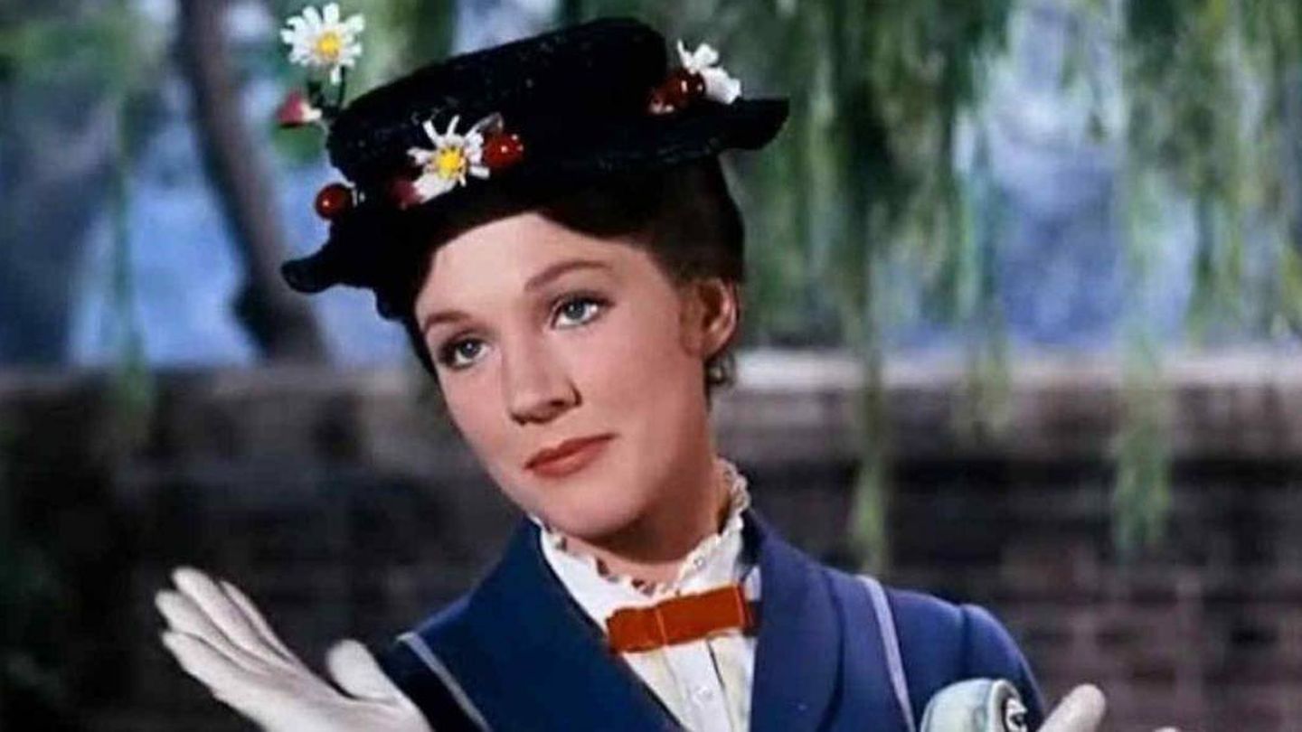 Julie Andrews en 'Mary Poppins'. (Walt Disney)