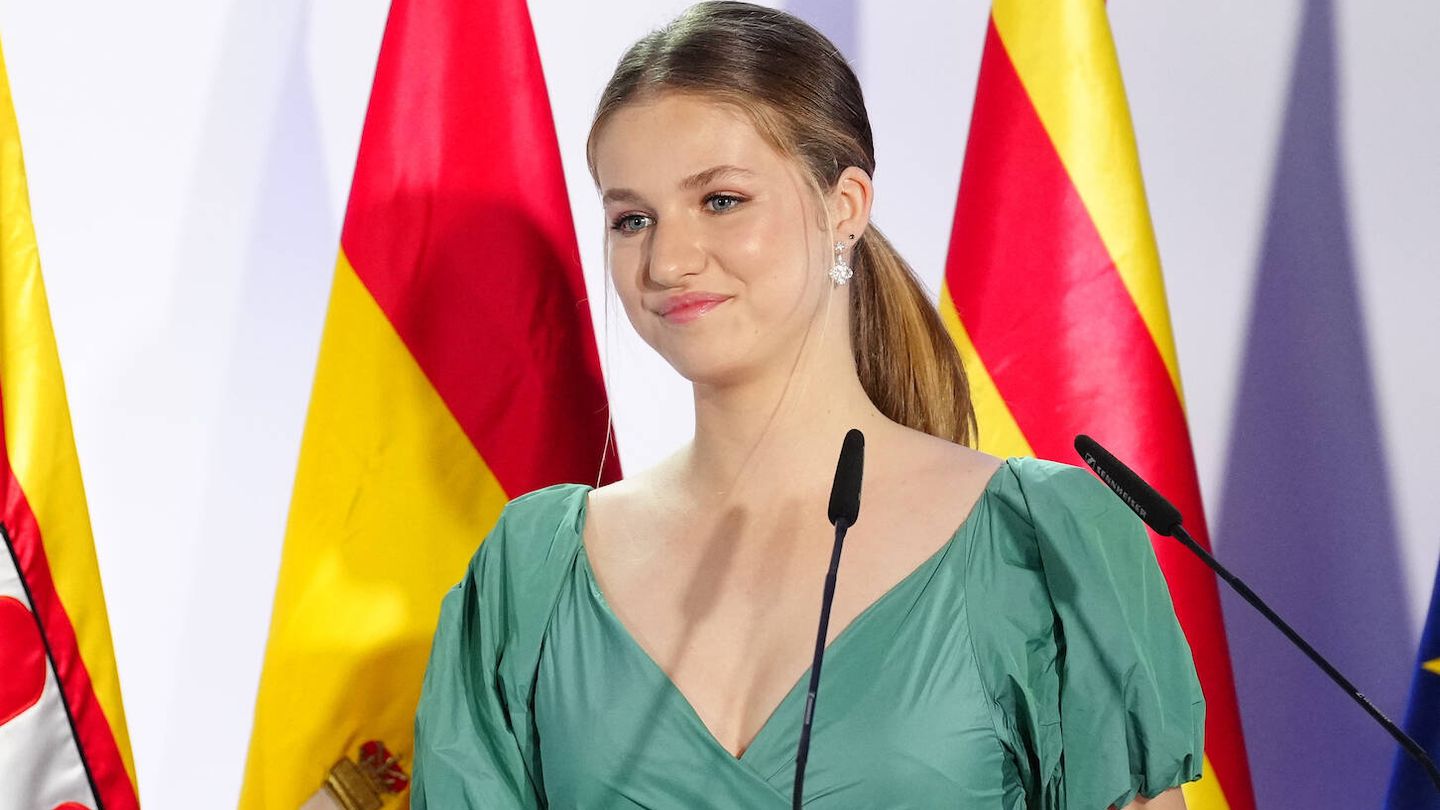 Leonor en los Premios Princesa de Girona de 2023. (LP)