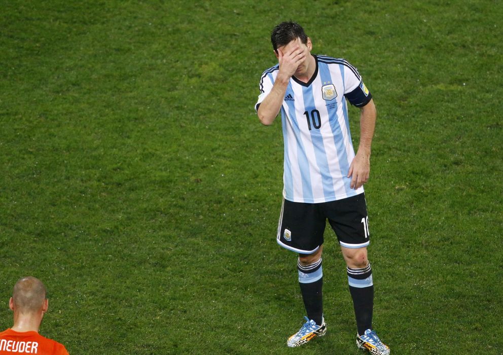Foto: Leo Messi no está firmando su mejor torneo en el presente Mundial de Brasil.