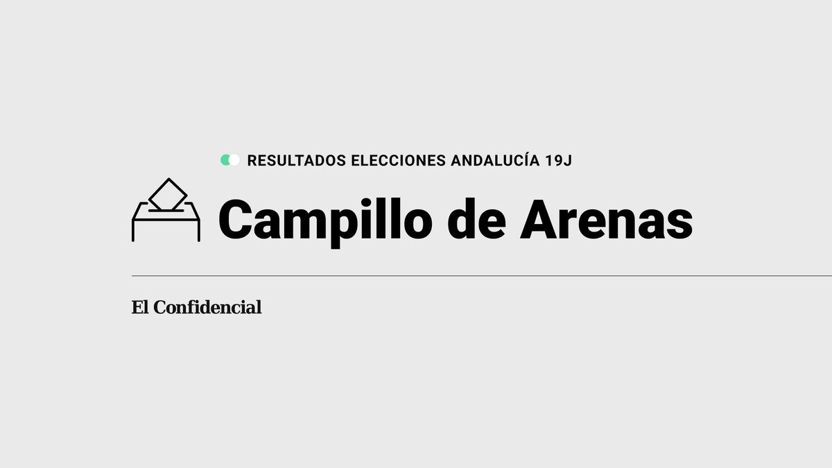 Resultados en Campillo de Arenas, elecciones de Andalucía: el PP, líder en el municipio