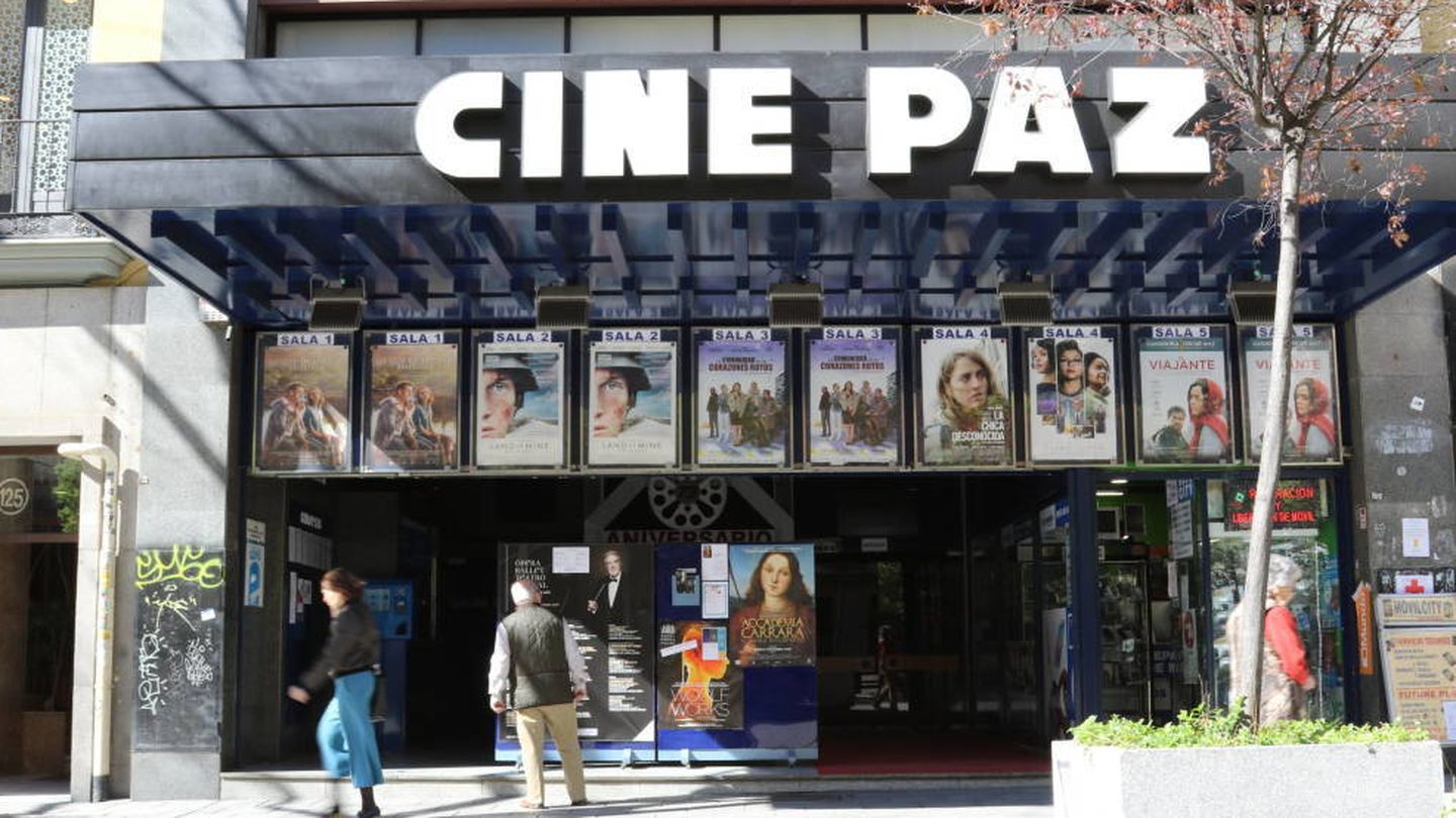 El Cine Paz, situado en la calle Fuencarral de Madrid. (E. Torrico)